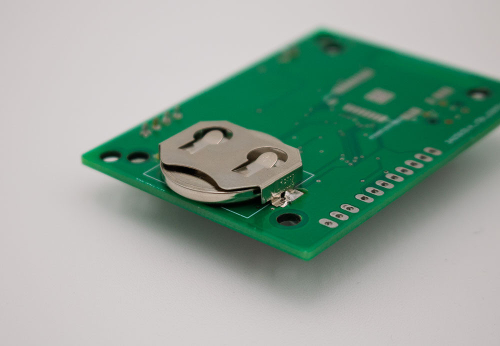 CAN Datalogger Real-Time Clock battery