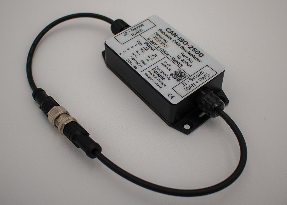 Industrial CAN Bus Isolator for Mobile Equipment and Vehicles